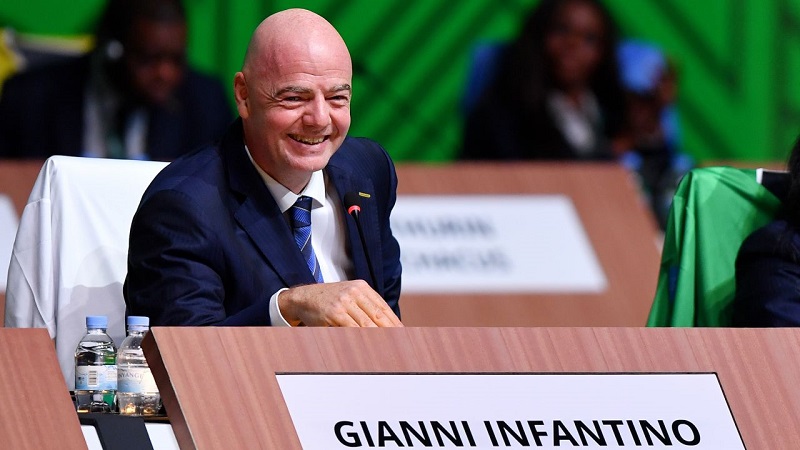 Gianni Infantino says his 2016 FIFA win was inspired by visit to Rwanda’s memorial.