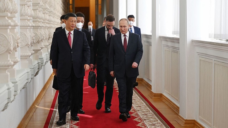 Putin and Xi pose as peacemakers while Moscow’s war in Ukraine rages on.