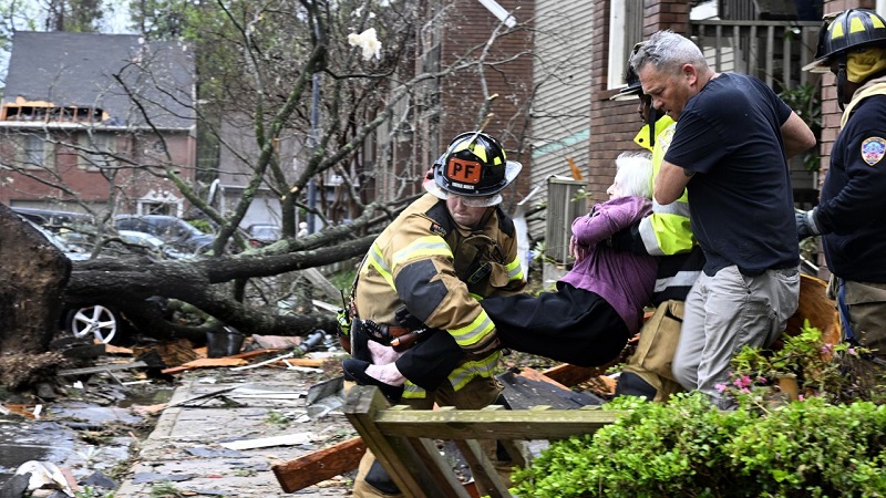 At least 22 killed and dozens hospitalized after violent storms.